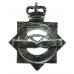 Staffordshire Police Senior Officer's Enamelled Cap Badge - Queen's Crown