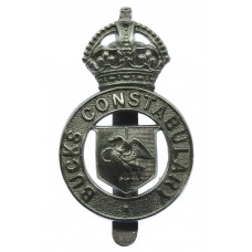 Buckinghamshire Constabulary Cap Badge - King's Crown