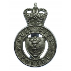 Hull City Police Cap Badge - Queen's Crown