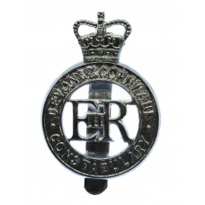 Devon & Cornwall Constabulary Cap Badge - Queen's Crown