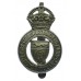 Leicestershire and Rutland Constabulary Cap Badge - King's Crown