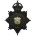 East Riding of Yorkshire Constabulary Black Helmet Plate - King's Crown