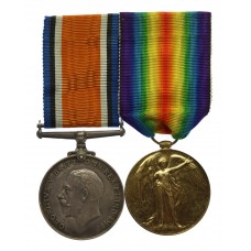 WW1 British War & Victory Medal Pair - Lieut. P.F.H. Simon, Royal Field Artillery 