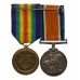 WW1 British War & Victory Medal Pair - Lieut. P.F.H. Simon, Royal Field Artillery 