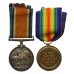 WW1 British War & Victory Medal Pair - Pte. F. Cobb, King's Royal Rifle Corps