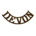 Devonshire Regiment (DEVON) Shoulder Title