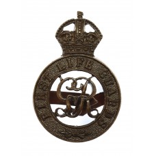 George V First Life Guards Officer's Service Dress Cap Badge