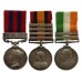 1854 India General Service Medal (Clasp - Sikkim 1888), Queen's South Africa Medal (4 Clasps) and King's South Africa Medal (2 Clasps) Group of Three - Pte. T. Gregory, Notts & Derby Regiment (Sherwood Foresters)