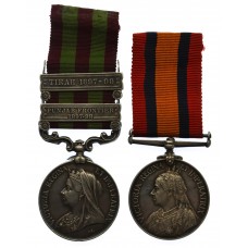 1895 India General Service Medal (Clasps - Punjab Frontier 1897-9