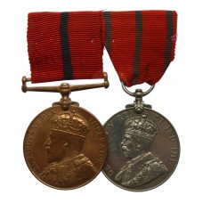 1902 Police Coronation Medal & 1911 Police Coronation Medal Pair - Police Sergeant W. Nichols,  'D' Division (Marylebone) and 'N' Division (Islington), Metropolitan Police