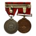 1902 Police Coronation Medal & 1911 Police Coronation Medal Pair - Police Sergeant W. Nichols,  'D' Division (Marylebone) and 'N' Division (Islington), Metropolitan Police