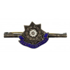 East Yorkshire Regiment Silver & Enamel Sweetheart Brooch/Tie Pin