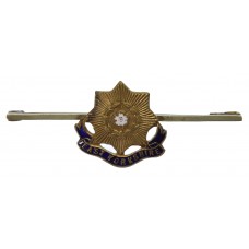 East Yorkshire Regiment Brass & Enamel Sweetheart Brooch/Tie Pin