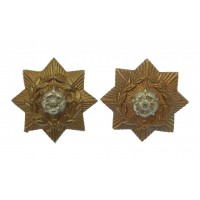 Pair of East Yorkshire Regiment Collar Badges