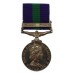 General Service Medal (Clasp - Canal Zone) - AC2 E.B. James, Royal Air Force