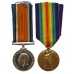 WW1 British War & Victory Medal Pair - Pte. J. Bowling, 23rd Bn. Manchester Regiment