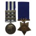 Egypt Medal (3 Clasps - Tel-El-Kebir, Suakin 1884, El-Teb_Tamaai) and Khedives Star 1882 Medal Pair - Pte. J. Johnson, 3rd King's Royal Rifle Corps