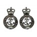 Pair of Admiralty Constabulary Collar Badges - Queen's Crown