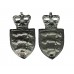 Pair of Essex Constabulary Collar Badges - Queen's Crown