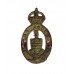 Blackpool Police White Metal Collar Badge - King's Crown