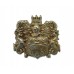 Cambridge Borough Police White Metal Collar Badge