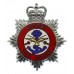 Defence Fire Service Enamelled Cap Badge - Queen's Crown