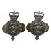 Pair of Lancashire Constabulary Collar Badges - Queen's Crown