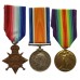 WW1 1914-15 Star Casualty Medal Trio - Sjt. W. Donaldson, 2nd Bn. Northumberland Fusiliers - Died 8/5/15