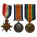 WW1 1914-15 Star Medal Trio - 2nd Lieut. B.A. Wolfe, South Lancashire Regiment & King's Own Royal Lancaster Regiment - 4 x Wounded