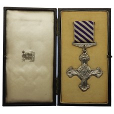 WW2 Distinguished Flying Cross in Original Case, Dated 1945