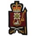 Scots Guards Warrant Officer Class 2 W.O.II Bullion Sleeve Badge - Queen's Crown