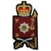 Irish Guards Warrant Officer Class 2 W.O.II Bullion Sleeve Badge - Queen's Crown