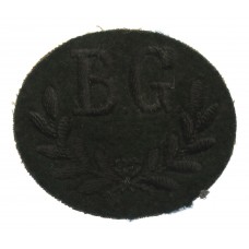 British Army Bren Gunner (BG) Cloth Proficiency Arm Badge (Rifle Regiments)