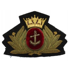 Merchant Navy Officer's Bullion Cap Badge