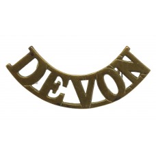 Devonshire Regiment (DEVON) Shoulder Title