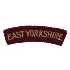 East Yorkshire Regiment (EAST YORKSHIRE) Cloth Shoulder Title