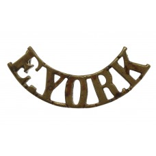 East Yorkshire Regiment ( E. YORK) Shoulder Title