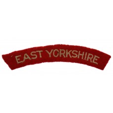 East Yorkshire Regiment ( EAST YORKSHIRE) Cloth Shoulder Title