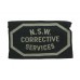 Australia New South Wales Corrective Services Woven Patch Badge