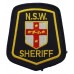 Australia New South Wales Police Sheriff Cloth Patch Badge