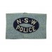 Australia New South Wales Police Cloth Slip On Shoulder Title Epaulette