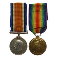 WW1 British War & Victory Medal Pair – Pte. T.W. Patefield, 15/17th Bn. West Yorkshire Regiment