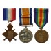 WW1 1914-15 Star Medal Trio – Canteen Manager Sidney G. Mattingley, HMS Princess Royal