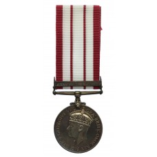 Naval General Service Medal (Clasp - Palestine 1945-48) - Able Seaman W.J. Staerck, Royal Navy, HMS Saumarez - K.I.A. 22/10/46