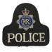 Sussex Police Cloth Bell Patch Badge