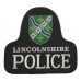 Lincolnshire Police Cloth Bell Patch Badge