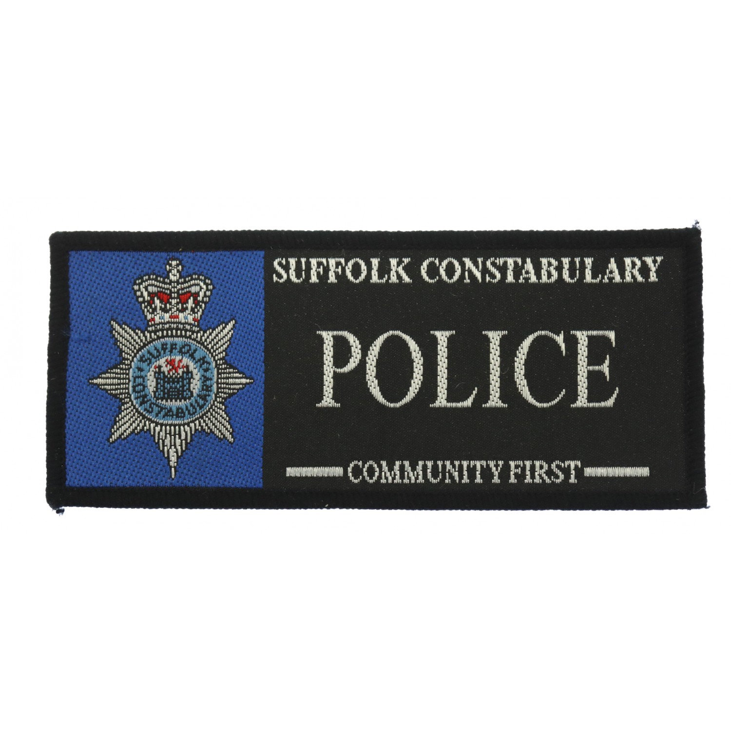 Suffolk Constabulary Police Cloth Patch Badge