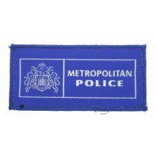 Metropolitan Police Cloth Patch Badge (Blue)