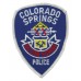 United States Colorado Springs Police Cloth Patch Badge