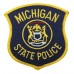 United States Michigan State Police Cloth Patch Badge